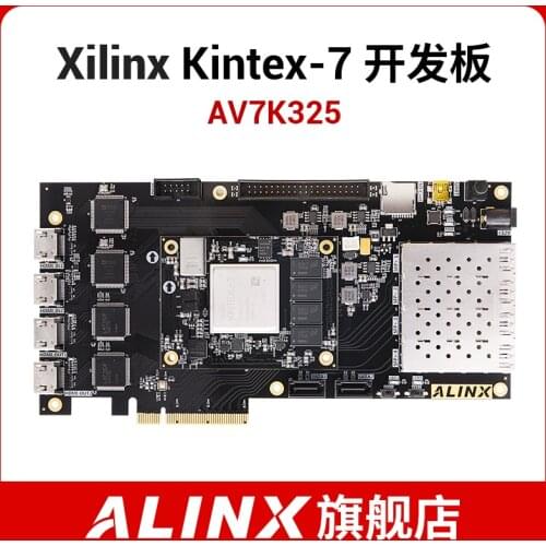 FPGA Development Board ALINX XILINX Kintex7 Black Gold K7 7325 4K Video Image Processing PCIE