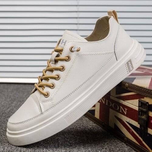 Mens Shoes New Mens Shoes Small White Shoes Mens Korean Version Mens Casual Shoes Fashion Breathable Students Board Shoes