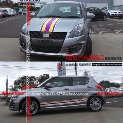 Car stickers FOR Suzuki Swift body appearance personalized custom modified fashion racing decal film