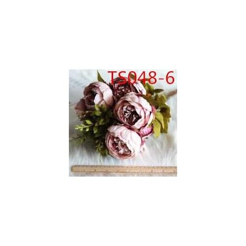 New simulation rose wedding bride holding flowers home living room decoration bouquet TS048