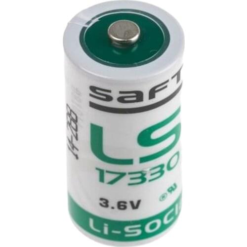 SAFT LS17330 3.6V 2100mAh 2/3A 17330 disposable non-rechargeable battery cell for Detector Gas alarm lithium batteries LS 17330