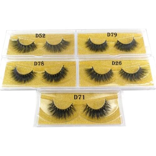 Baiside Lash Eyelashes 3D Real Mink Lashes HandMade Thick Natural False Eye Lashes Makeup Packing