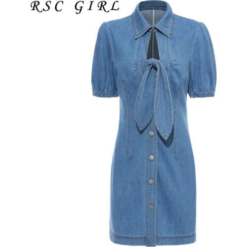 RSC GIRL Fashion Denim Dresses