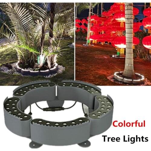 Tree Light Pillar Light Led Tree Holding Lamp Rgb Colorful Column Lamp Waterproof Led Underground Light Outdoor DC24V 72W