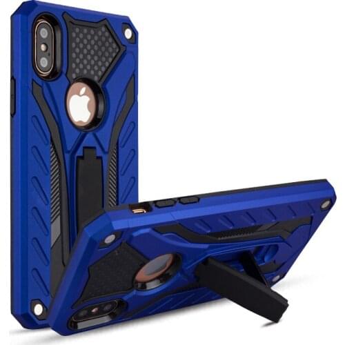 VNSTRIP PC+PU material and PC back TPU edge Heavy Protective case for iPhone 5 6 7 XS MAX XR 678 plus Phone Case Bag