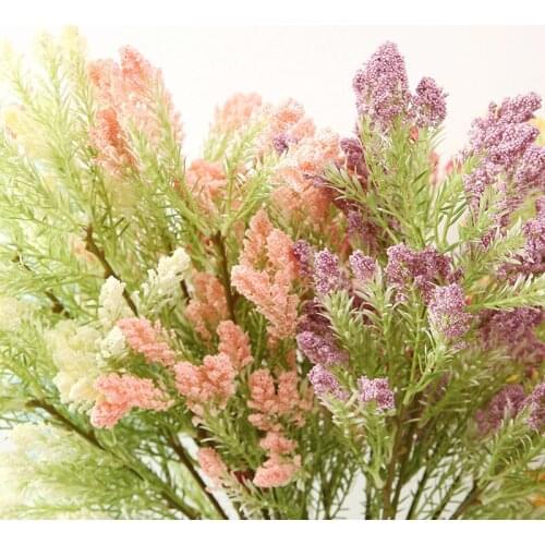 1pc Foam Milan Vanilla Artificial Flower Branch Wedding Party Home Decoration Plants DIY Floral Arrangement