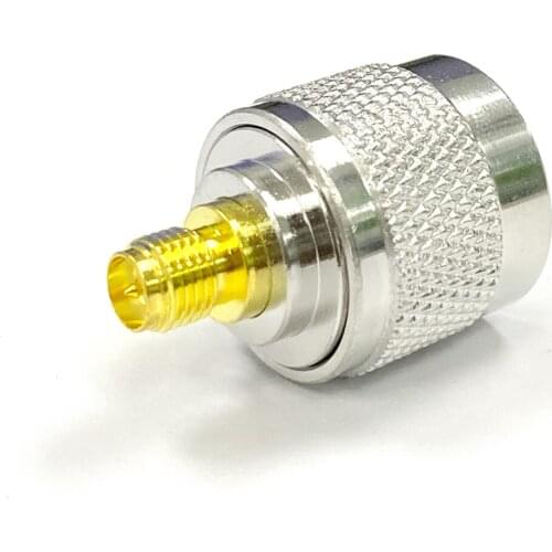 1pc N Male Plug to RP-SMA Female Jack RF Coax Adapter Modem Convertor Connector Straight Nickelplated NEW wholesale