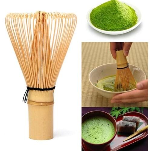 1PC Matcha Green Tea Powder Whisk Matcha Bamboo Whisk Bamboo Chasen Useful Brush Tools Kitchen Accessories