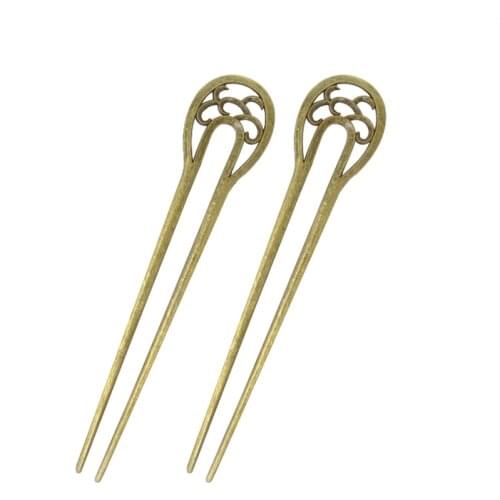 5PCS Fashion Long Hair Decor Antique Bronze U-Shape Hairpins Hair Sticks Hair Forks For Women Girl Hairclip Hairpins Headwear