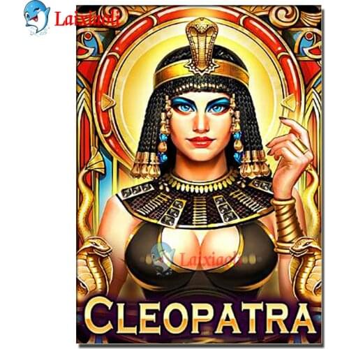 Newset sale Full Square round Diamond Painting Cleopatra egypt queen 5D Diy Diamond Embroidery woman Mosaic Rhinestone Gift,ART