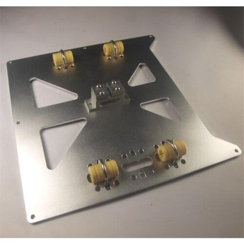 RepRap Prusa i3 Rework3D Printer Aluminum Y Carriage V2 Plate Kit with LM8UU/RJMP0108 LM10UU Bearings