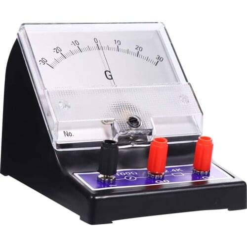 Analog Ammeter Pointer Type Electrical Current Ampere Tester Sensitive Amperemeter Microammeter Galvanometer
