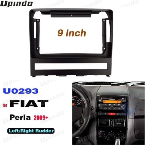 2 Din 9 Inch Car Radio DVD GPS Mp5 Plastic Fascia Panel Frame for FIAT Perla 2009 Dash Mount Kit