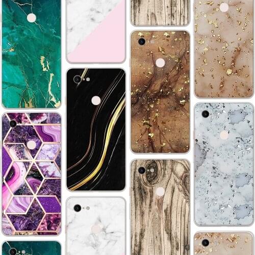 Ciciber Luxury Marbling Marble Case for Google Pixel 5 4 3 2 XL Soft Silicone Cover for Google Pixel 4a 3a XL Funda Coque Shell
