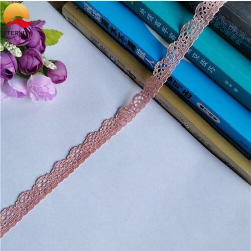 *1.7CM S1833Colorful Spandex Nylon Elastic Stretch Sewing Lace Trim For Bra Sexy Lingerie Dress
