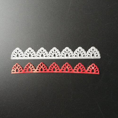 Lace metal cutting dies in scrapbooking embossing folder suit for cutting machine