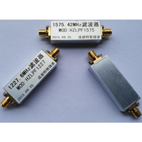 Band-pass filter LC low-pass filter