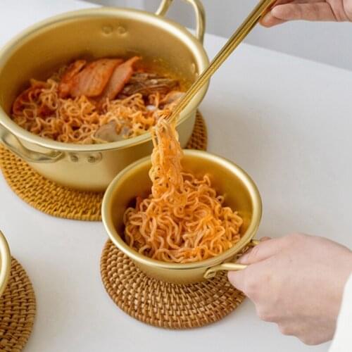 Makgeolli Bowls Aluminum Korean Traditional Bowls for Korean Raw Rice Wine 3PCS