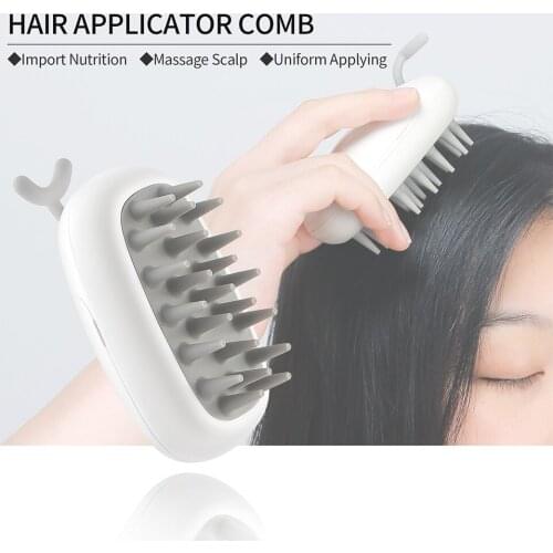 45ml Scalp Applicator Massage Comb Promote Hair Regrowth Liquid Serum Oil Brush Nourish Hair Portable Hair Care Scalp Massage