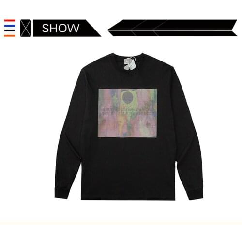 Chao brand CAV EPMT direct jet long sleeve T-shirt CE C.E direct jet printing long sleeve T-shirt for men and women