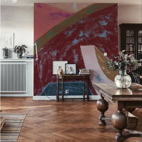 Custom size modern minimalist personality abstract Picasso oil painting background wall wallpaper mural PVC living room bedroom