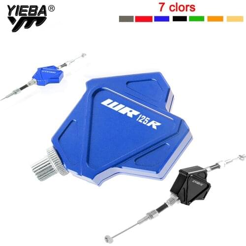 For Yamaha WR125R WR 125 R With Logo Motorcycle Accessories CNC Aluminum Stunt Clutch Levers Easy Pull Cable System Motocross