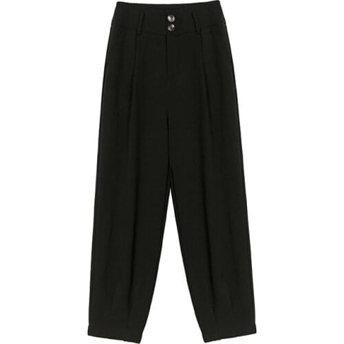 Spring Autumn Casual Spodnie Damskie Pantalones De Mujer Pantalon Femme Womens Pants Loose Plus Size Office Trousers Women