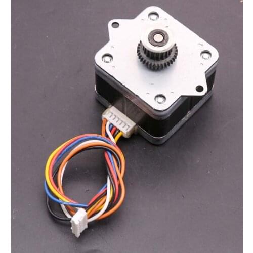 Nema 17 Stepper Motor Minebea 42 Motor 2-phase 6-wire 34.5mm Nema17 Stepping Motor 1.8° w/ Timing Pulley Ball Bearing 3D Printer