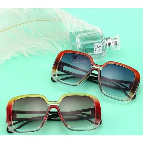 PAMASEN Big Square UV 400 European And America Sunglasses Women 2019 Sun Glasses Female Eyewear Sun Glasses For Men Women