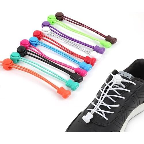 INCHENG 1Pair Sneaker ShoeLaces Colorful And Fashionable Stretching Lock Lazy Laces No Washing And No Tying Shoestrings Unisex