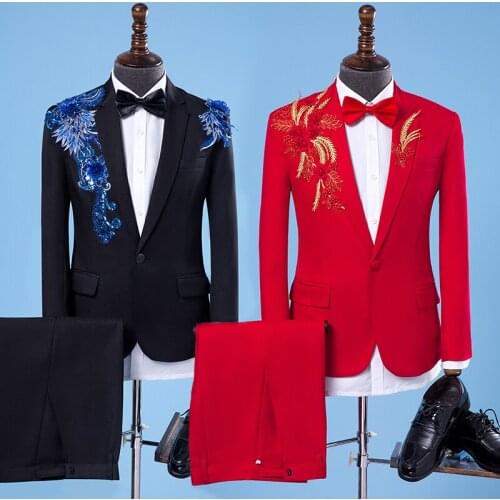 WZSKMJXH Men's Business Suits