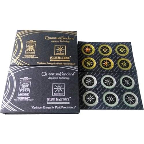 120pcs Golden Anti Radiation Sticker Against EMF Scalar Negative Ions Silver Round Shield In Stock