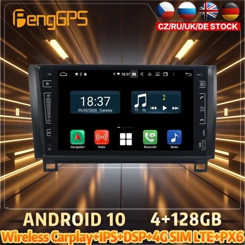 128G Android10 PX6 DSP For TOYOTA Sequoia Tunda 2012 Car DVD GPS Navigation Auto Radio Stereo Multifunction CarPlay HeadUnit