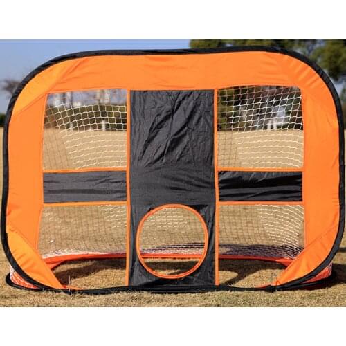 47" Orange Portable Soccer Goal Kids Outdoor Football Play Toy
