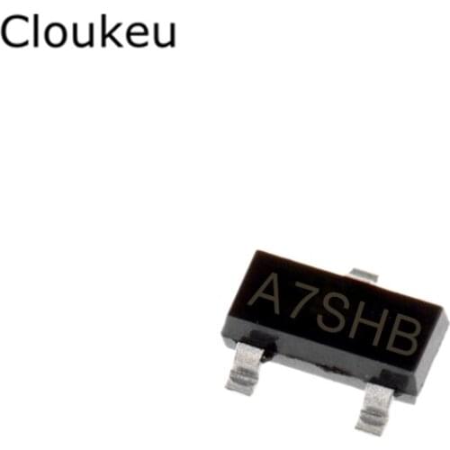 50pcs SI2307 A7SHB SOT-23 2.5A/30V PNP