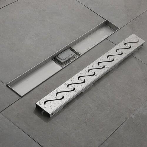 Hardware Tile Insert Stainless Steel Shower Bathroom Grate Floor Drain Centre Outlet Waste Bathroom Fixture Home Drains HWC