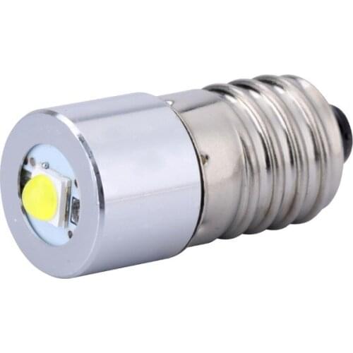 White LED Upgrade Bulb 3 6 Cell C D Model 1W E10 3v 4.5v 6v 7v 9v 12v Replace LED Flashlight Torch Bulbs
