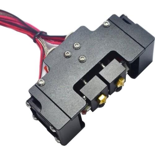 3D Printer Parts Updated E3D Chimera+ Double Color 2 In 2 Out Extruder with Seamless Fanduct
