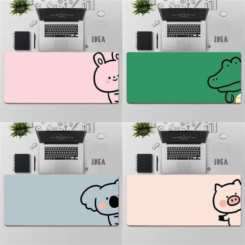 FHNBLJ Cute crocodile dog koala pig rabbit Office Mice Gamer Soft Mouse Pad Free Shipping Large Mouse Pad Keyboards Mat