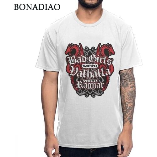 Go To Valhalla Tee Shirt Vikings Asgard Awesome T Shirt Fashion Harajuku Round Collar S-6XL Homme T-shirt