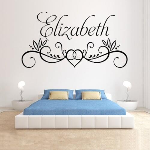 Name Wall Decals Nursery Childrens Wall Stickers Home Decor Decals Name Wall Stickers Custom Wall Decals Bedroom Decor DZ028
