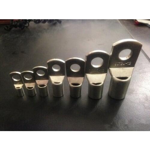 20pcs/Lot SC50-10 50mm2 10mm Bolt Hole Tinned Copper Cable lugs Battery Terminals