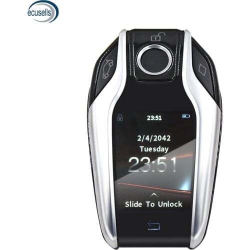 Multilingual Spanish Silver CF500 Modified Universal Smart Remote LCD Screen for Toyota/Lexus/KIA/Peugeot/BMW/Hyundai/Porsche