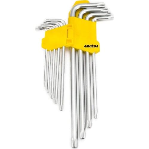 Hex Hex-L Key Spanner Set Hexagonal Wrench Set All-purpose Hexagonal Wrench L-shaped Hand Tool Set Six-angle Tool