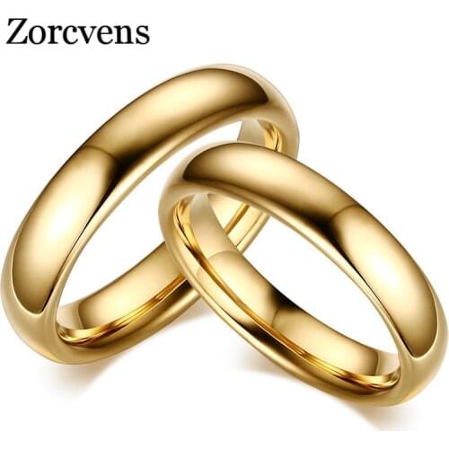 Modyle 2020 New Vintage Tungsten Carbide Wedding Rings For Couple Solid Gold-Color Lovers Engagement Jewelry Gifts