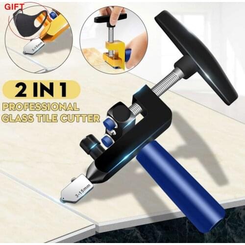Tile Knife Glass Cutter Multi-function One-piece Ceramic Tile Cutter Ceramic Tile Cutter Aluminum Alloy Two-in-one Glass Cutter