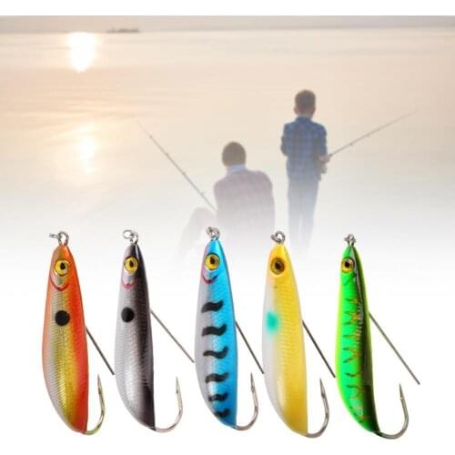 8.5cm 19.9g Fishing Lure Simulation Metal Pre-Rigged Sinking Lure for Saltwater Freshwater