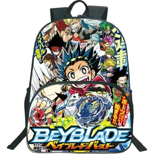 Beyblade Backpack School Rucksack Fashion Popular Pattern Backpack Beautiful Children Boys Girls School Bag Teens Daily Satchel