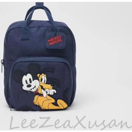 Disney Minnie Girls Backpack Kids Mickey Mouse Bag School New Cartoon Children Boy Backpacks Nylon Kindergarten Bags