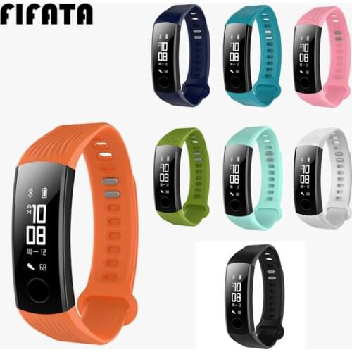 FIFATA For Huawei Honor 3 Sport Silicone Watch Band Replacement Wristband Bracelet Strap Accessories For Huawei Honor 3